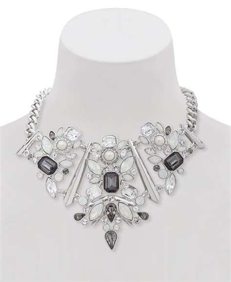 givenchy pearl choker necklace|givenchysilvertone rhinestone necklace pearl.